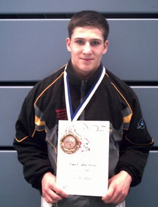 Sebastian Kranz nach der Siegerehrung