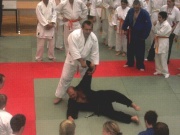 Schönes Judo von Frank Möller demonstriert mit MTV Trainer Hansjörg Bauer