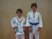 Die beiden Athleten die in Erding in der Altersklasse U17 für den MTV Ingolstadt an den Start gingen: Daniel Scheller (-46kg) und Mike Schmal (-73kg)